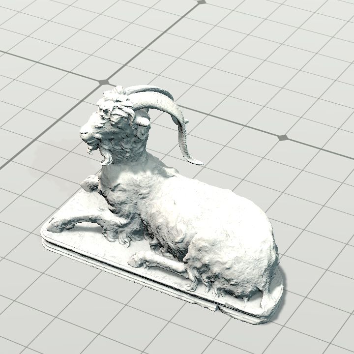 Statue of Resting Goat