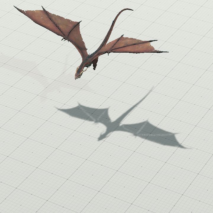 Animated Dragon Flying
