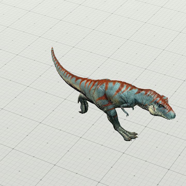 Animated Rex Running