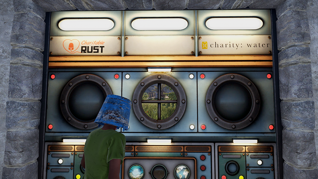 Charitable Rust 2023 Garage Door
