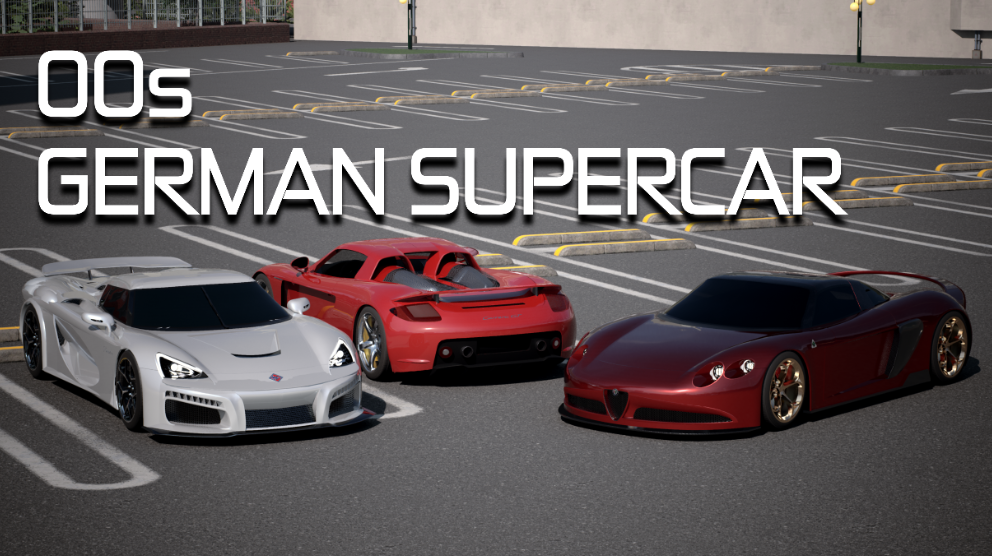 00s German Supercar Body