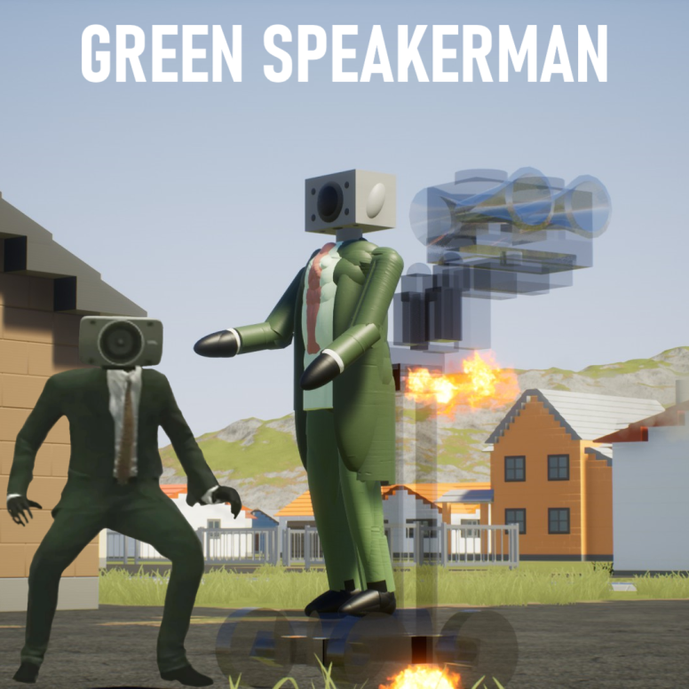 Green Speakerman! Skibi