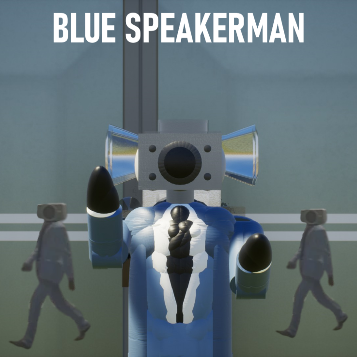 Blue Speakerman! Skibi