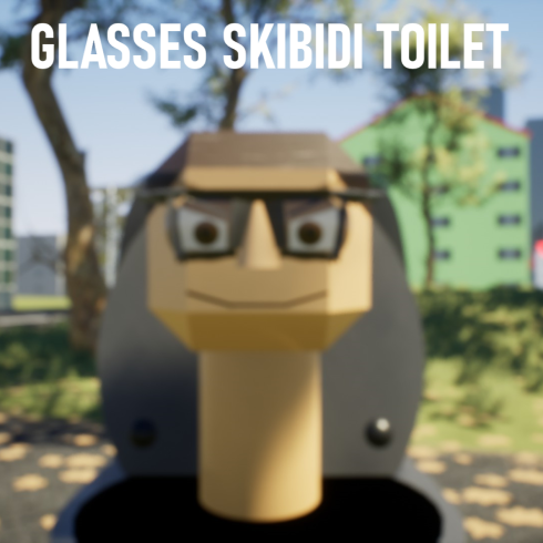 Glasses Skibidi Toilet! Skibi