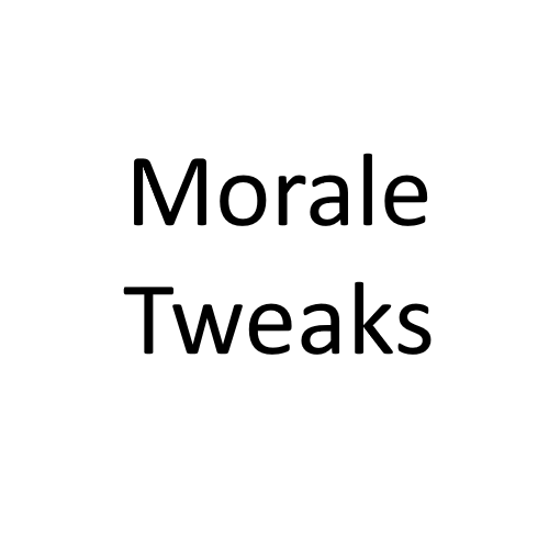 morale tweaks
