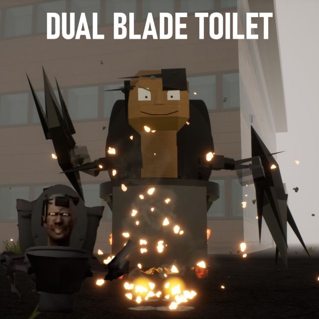 Dual Blade Skibidi Toilet! Skibi