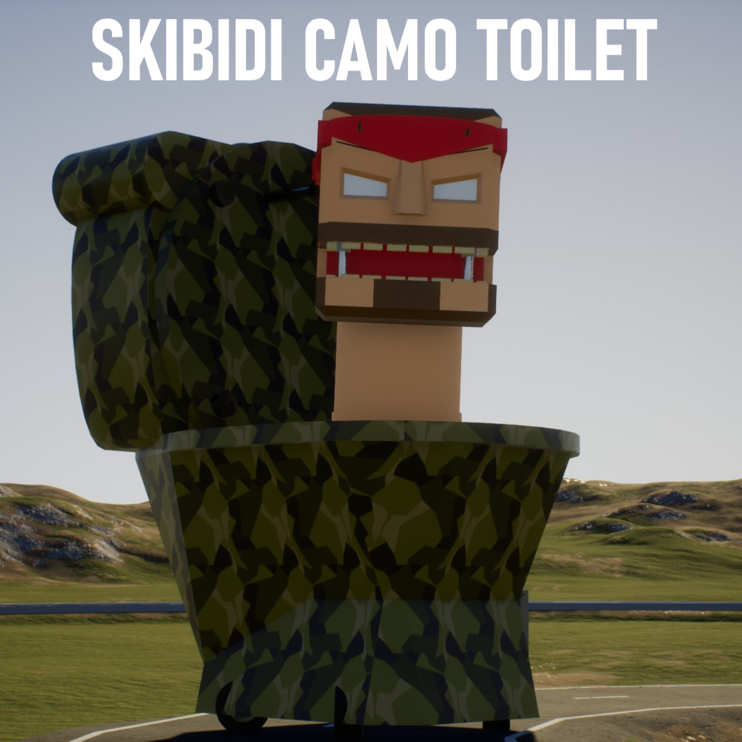 Camo Skibidi Toilet! Skibi