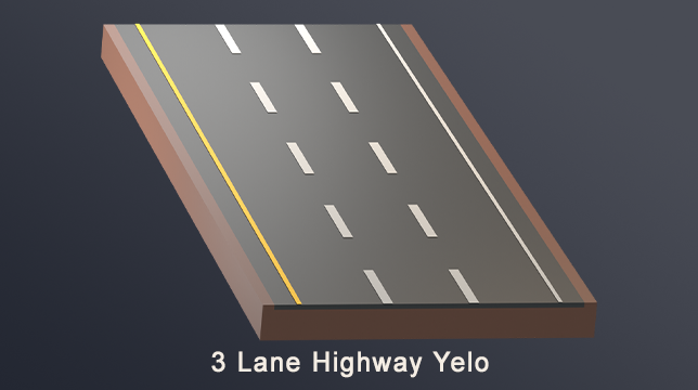 Yelo 3 Lane Highway