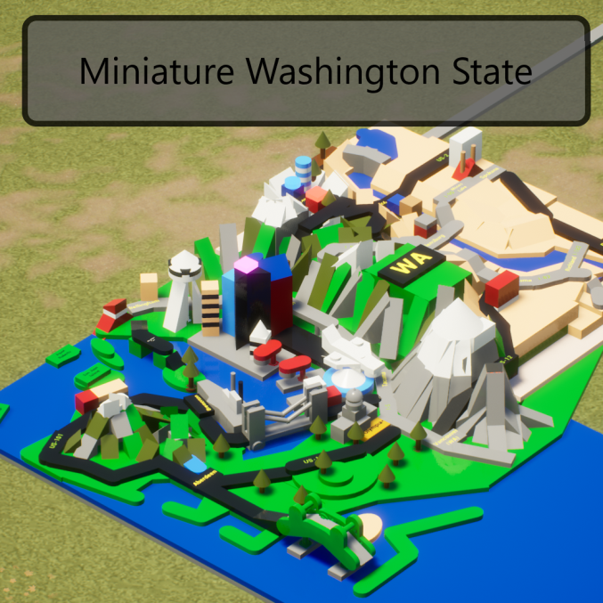 Miniature Washington State