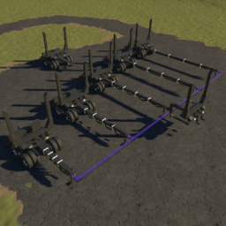Log-Pole Trailer Set