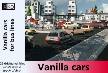 Vanilla cars for bus lines