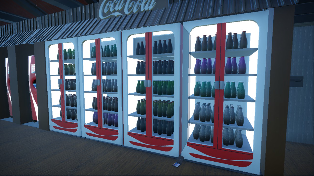 Coca Cola Drinks Fridge