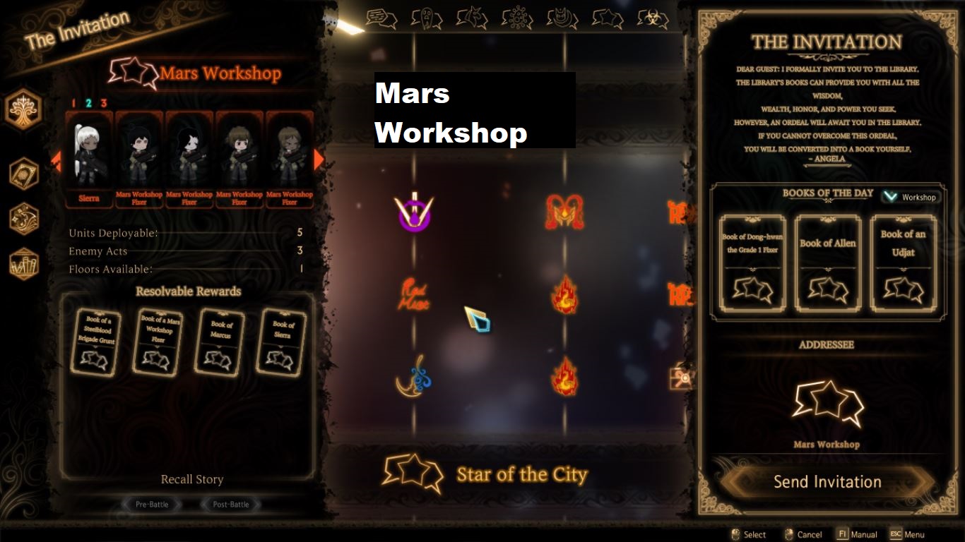 Reception of Mars Workshop [Bookjam Oct 2023]