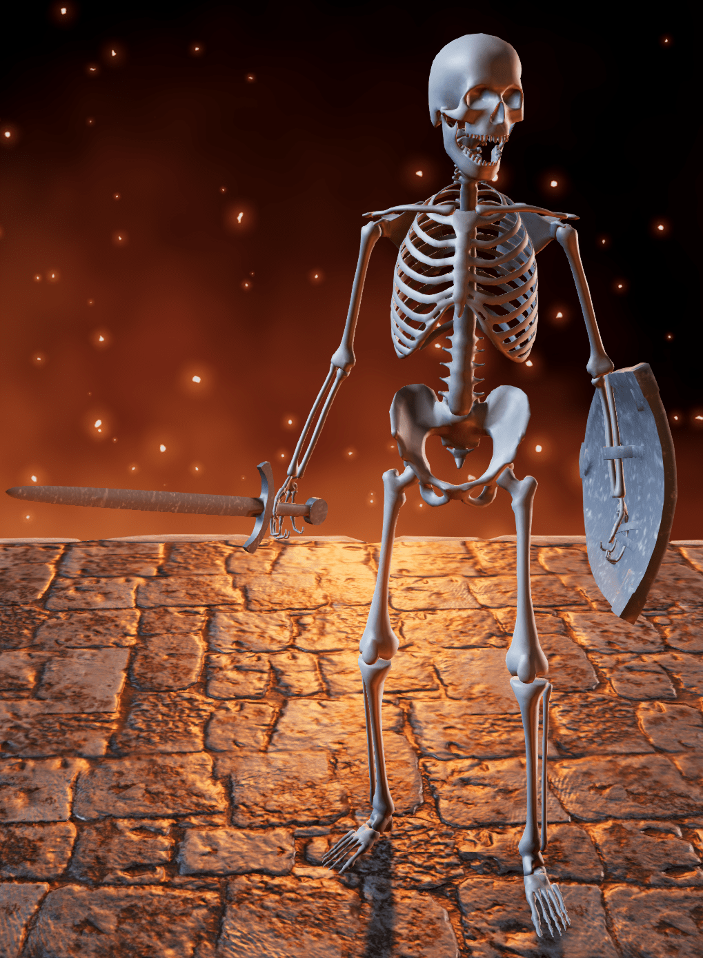 Armed Skeleton Warrior