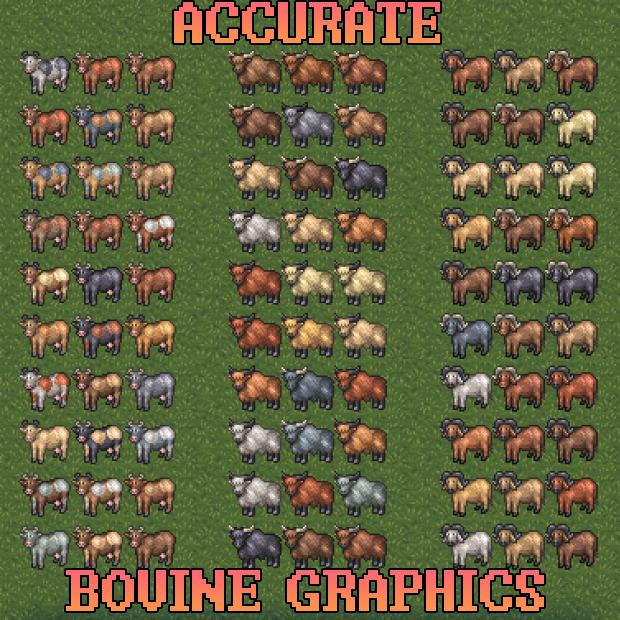 Accurate Bovine Graphics