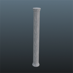 Balustrade Pillar 185cm (White Oak)