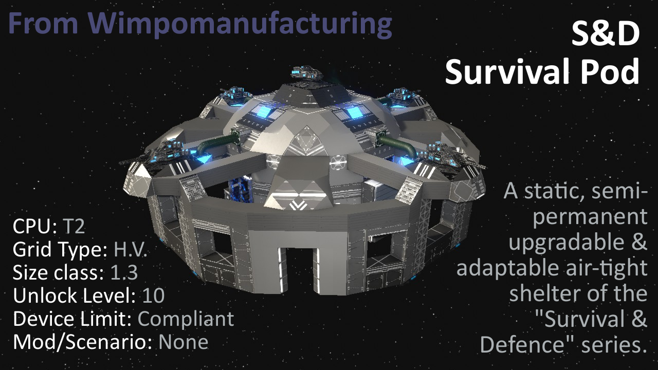 S&D Survival Pod preview