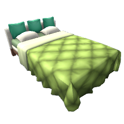 TS4 Double bed - green