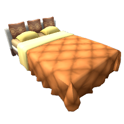 TS4 Double bed - orange