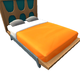 TS4 Double bed - orange