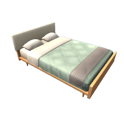 TS4 Double bed - green