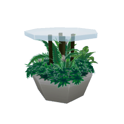 TS4 Accent table - white
