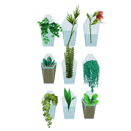 TS4 Wall plants
