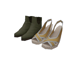 TS4 Shoes - yellow and dark green
