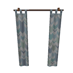 TS4 Curtains - blue