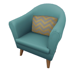 TS4 Armchair - blue