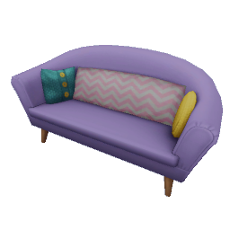 TS4 Sofa - purple