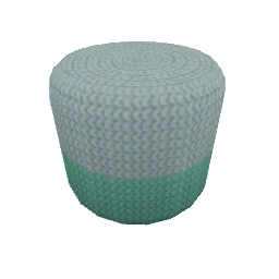 TS4 Knitted pouf