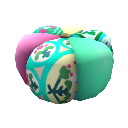 TS4 Pouf - green and pink