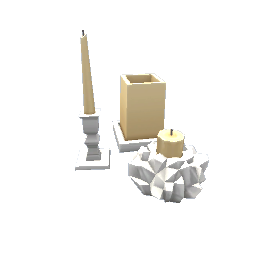 TS4 Candle set - yellow
