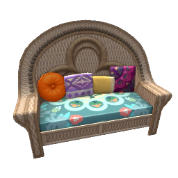 TS4 Outdoor wicker sofa - light