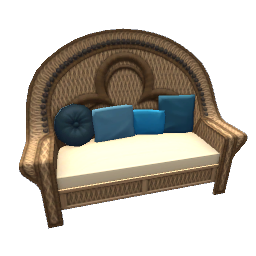 TS4 Outdoor wicker sofa
