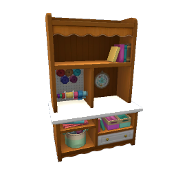 TS4 Crafts supply shelf