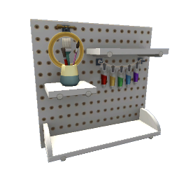 TS4 Crafts supply shelf