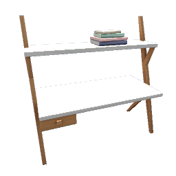 TS4 Desk with shelf