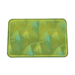TS4 Rounded carpet - light green