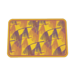 TS4 Rounded carpet - yellow