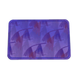 TS4 Rounded carpet - purple