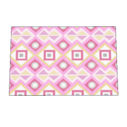 TS4 Patterned carpet - pink