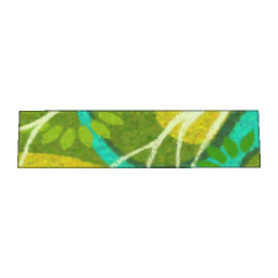 TS4 Corridor carpet - Green, blue and yellow