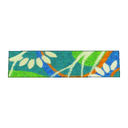 TS4 Corridor carpet - Green, blue and orange