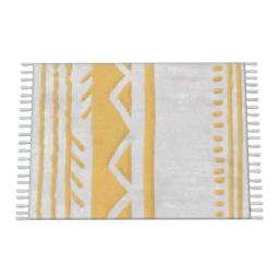TS4 Frilled carpet - yellow
