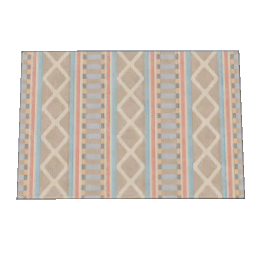 TS4 Diamond pattern carpet - pastel