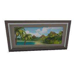 TS4 Tropical view painting