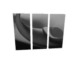 TS4 Abstract painting set - gray