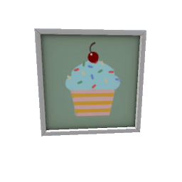 TS4 Cupcake painting - green